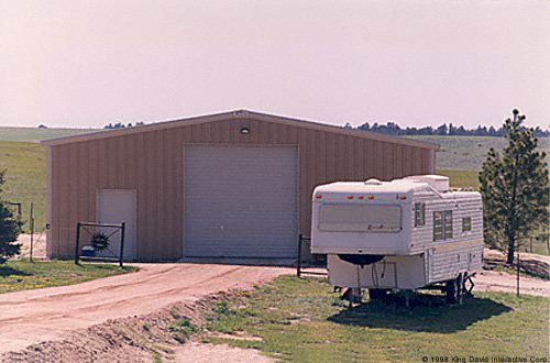 Garage for RV camper