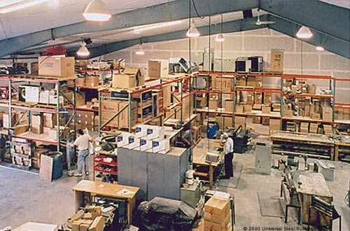 Commercial warehouse interior