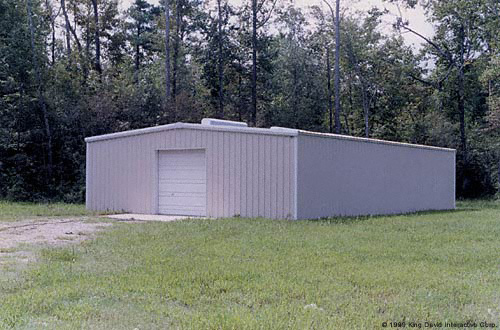 Backyard garage