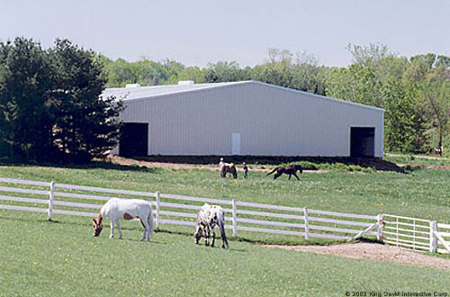 Horse barn
