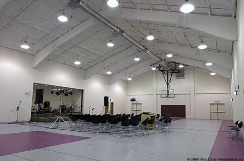 Indoor auditorium and assembly