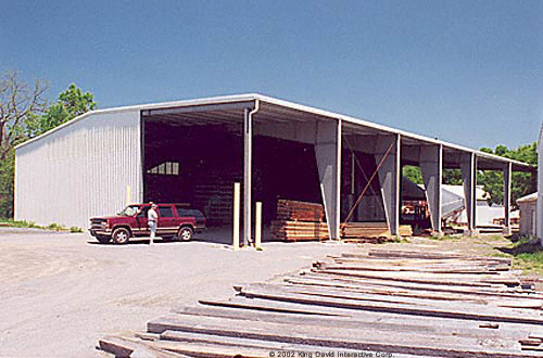 Open-end industrial building