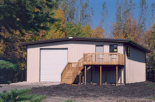 External residential garage