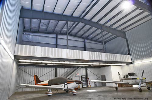 T-airplane hangar