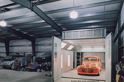 Classic car workshop