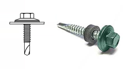 Stainless steel capped fasteners with a lifetime warranty