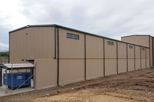 Addition for a rice storage facility
