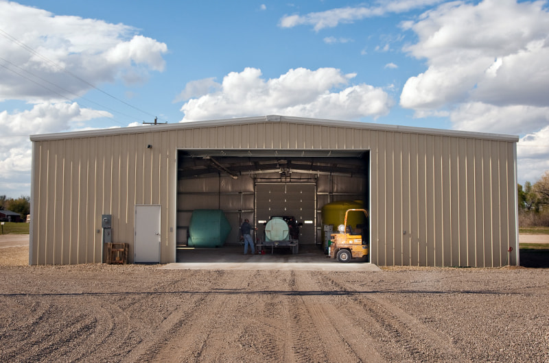 50 foot wide farm storage building