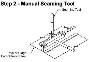 Step 2 - Manual Seaming Tool